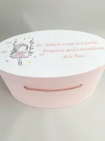 Cufar roz pal cu fetita in leagan picture - 2