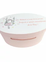 Cufar roz pal cu fetita in leagan picture - 1