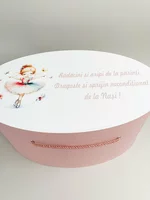 Cufar roz pudra cu balerina picture - 2