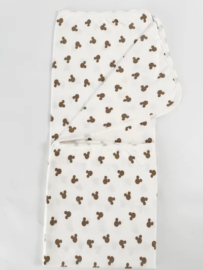 Patura bebelus bumbac cu Mickey Mouse