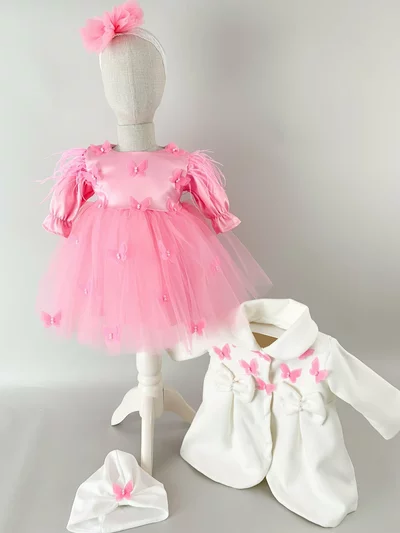 Rochie botez fetita Cassia