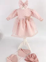 Rochie botez fetita Caterina picture - 4