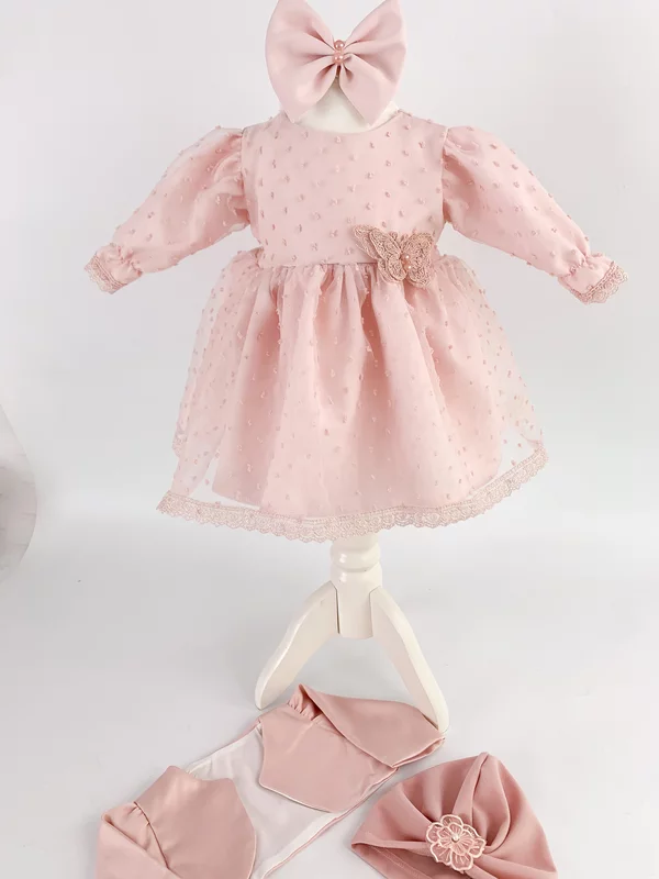 Rochie botez fetita Caterina picture - 4