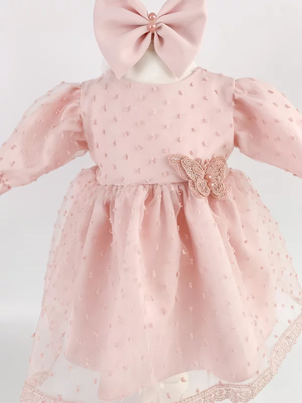 Rochie botez fetita Caterina picture - 5
