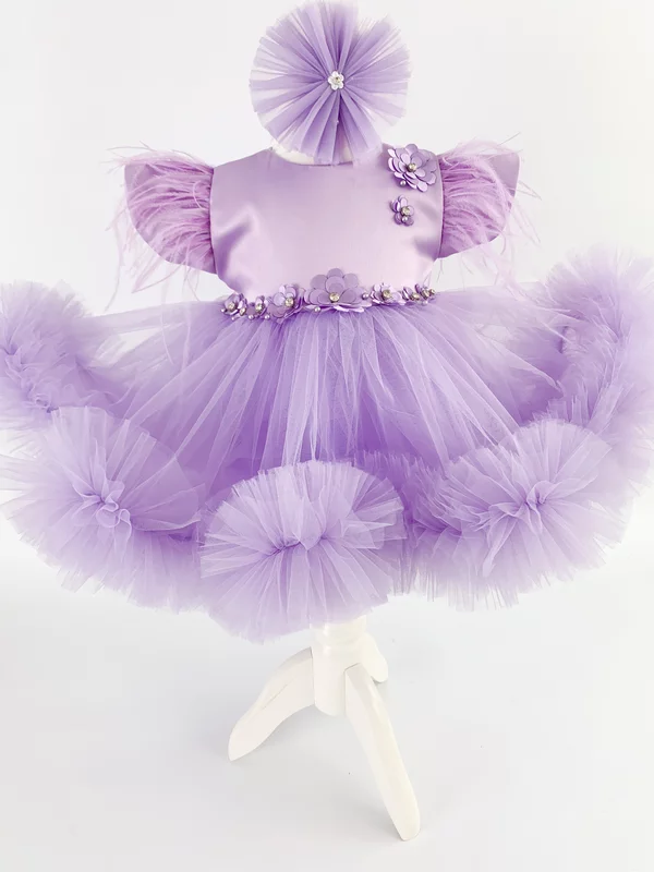 Rochie botez fetita Lilith picture - 5