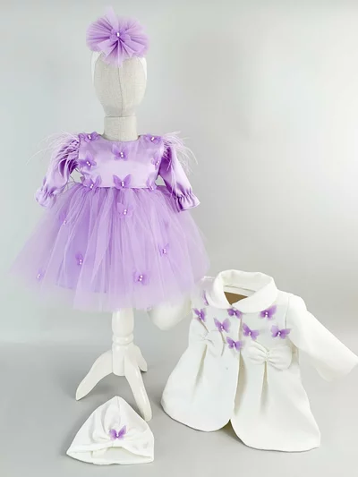 Rochie botez fetita Marigold