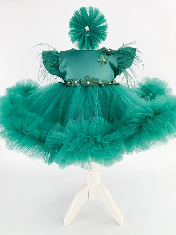 Rochie botez fetita Marisol picture - 5