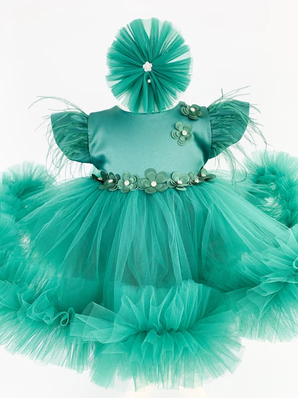 Rochie botez fetita Marisol picture - 4