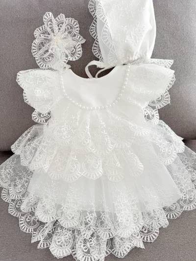 Rochie botez fetita Marnie