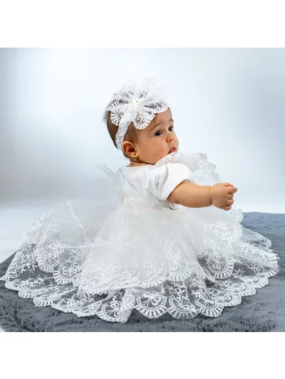 Rochie botez fetita Marnie