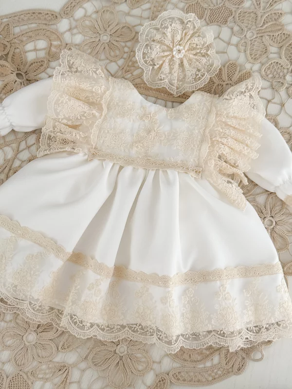 Rochie botez fetita Nerissa picture - 3
