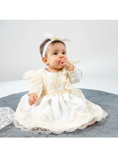 Rochie botez fetita Nerissa