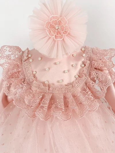 Rochie botez fetita Pearl