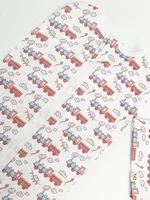 Sac de dormit bebe 2 piese - alb cu trenulet picture - 2