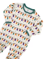 Salopeta baiat alba cu beculete picture - 2