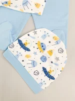 Salopeta baiat albastra cu OZN-uri - 3 piese picture - 3