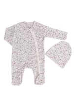 Salopeta fetita alba cu flori picture - 1