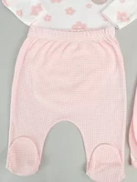 Salopeta fetite alba cu paturica - 4 piese picture - 2