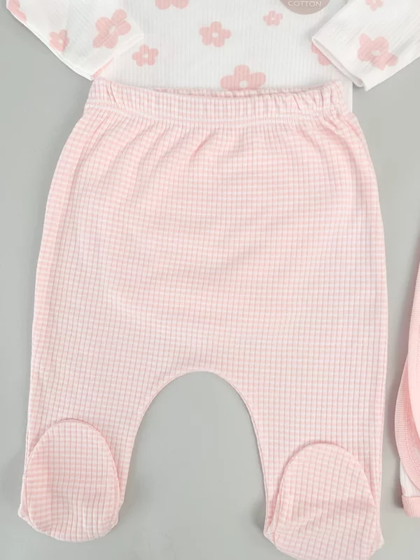 Salopeta fetite alba cu paturica - 4 piese picture - 2