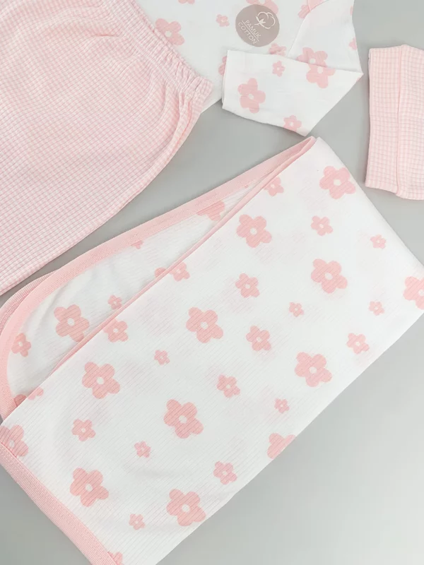 Salopeta fetite alba cu paturica - 4 piese picture - 3