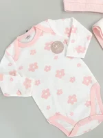 Salopeta fetite alba cu paturica - 4 piese picture - 5