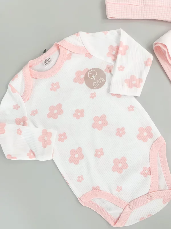 Salopeta fetite alba cu paturica - 4 piese picture - 5