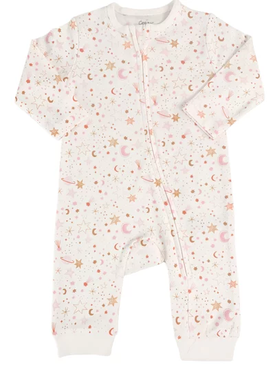 Salopeta fetite alba cu stelute