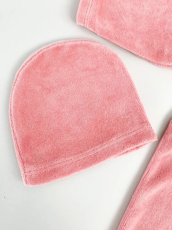 Salopeta fetite roz cu flori picture - 3