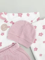 Salopeta fetite cu paturica si caciulita - 4 piese picture - 5