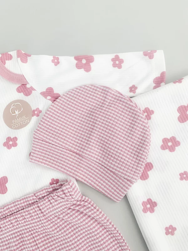 Salopeta fetite cu paturica si caciulita - 4 piese picture - 5