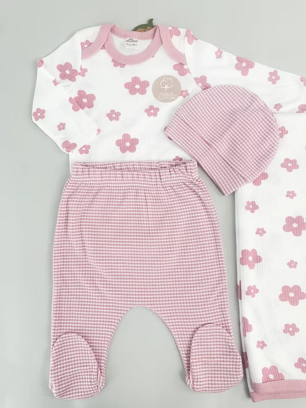 Salopeta fetite cu paturica si caciulita - 4 piese picture - 3