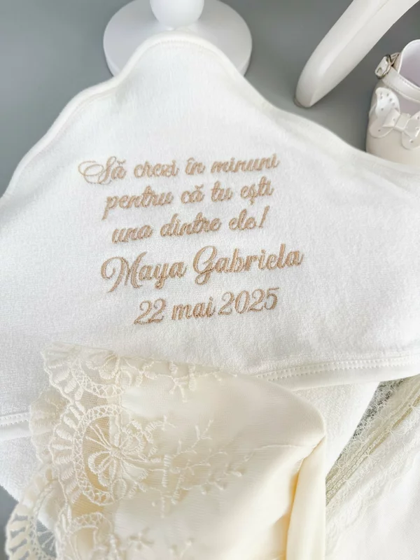 Set botez fetita complet Carmina picture - 5