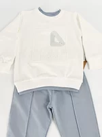 Trening baiat albastru cu alb picture - 3