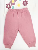 Trening Ecaterina fete 3 piese - verde cu roz picture - 4