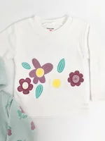 Trening Ecaterina fete 3 piese - verde cu roz picture - 3