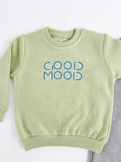 Trening gros copii 2 piese - verde