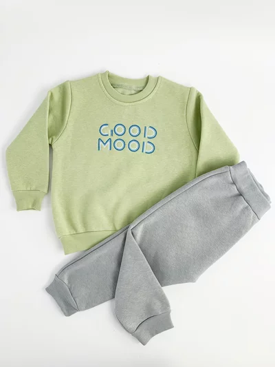 Trening gros copii 2 piese - verde