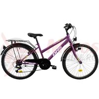 Bicicleta Copii Dhs Terrana 2414 - 24 Inch, Violet 350 mm