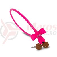 Antifurt RFR Cable Lock HPS 'Dog' 10x450 mm roz