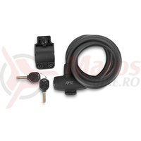 Antifurt RFR Spiral Lock HPP 12x1500mm negru gri