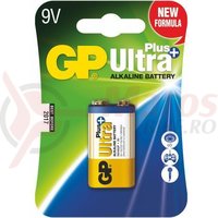 Baterie alcalina 9V 1 buc/blister UltraPlus GP