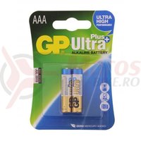 Baterie alcalina R3 AAA 2 bucati/blister Ultraplus GP