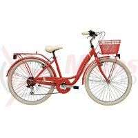 Bicicleta Adriatica Panda 26 Lady 6V rosu mat