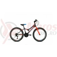 Bicicleta Capriolo 24 Diavolo 400 grey red