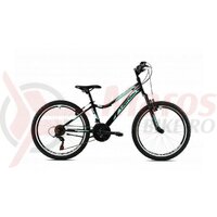 Bicicleta Capriolo 24 Diavolo DX FS black turq. 13