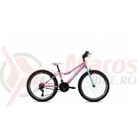 Bicicleta Capriolo 24 Diavolo DX pink-turquise 13