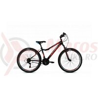 Bicicleta Capriolo 26 Diavolo DX FS black red