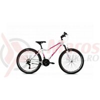 Bicicleta Capriolo 26 Diavolo DX FS white-pink