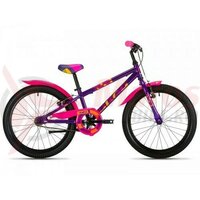Bicicleta copii Drag 14 Rush - violet roz