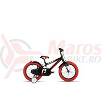 Bicicleta copii Drag 18 Alpha - negru rosu